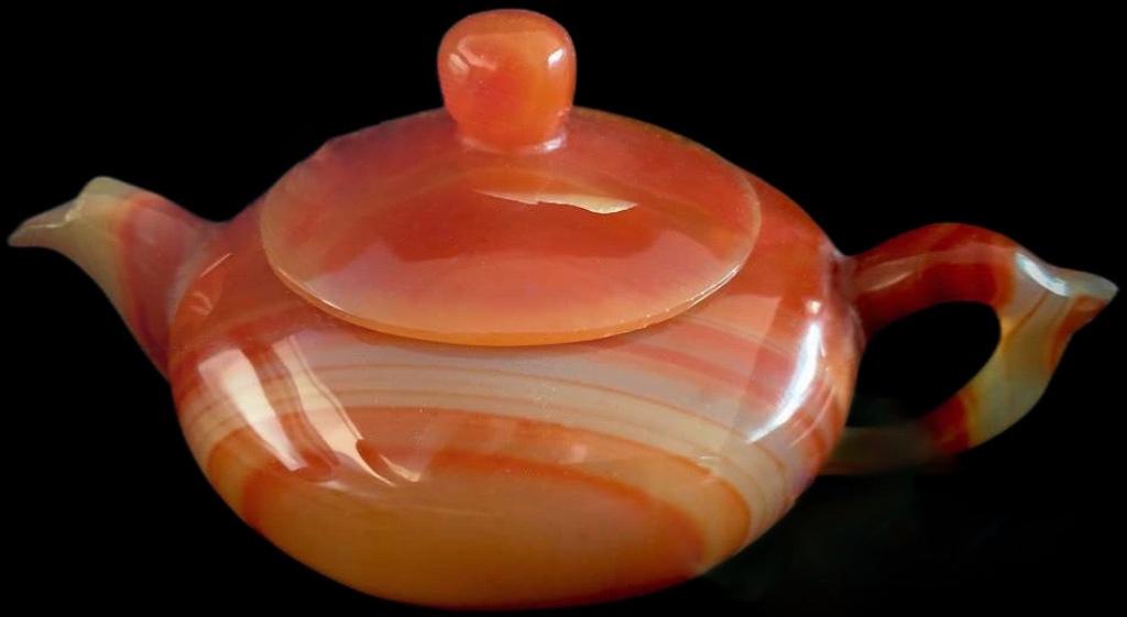 Agaat Thee Pot Kan Agate Edelsteen Cup Beker, Ophalen of Verzenden, Mineraal