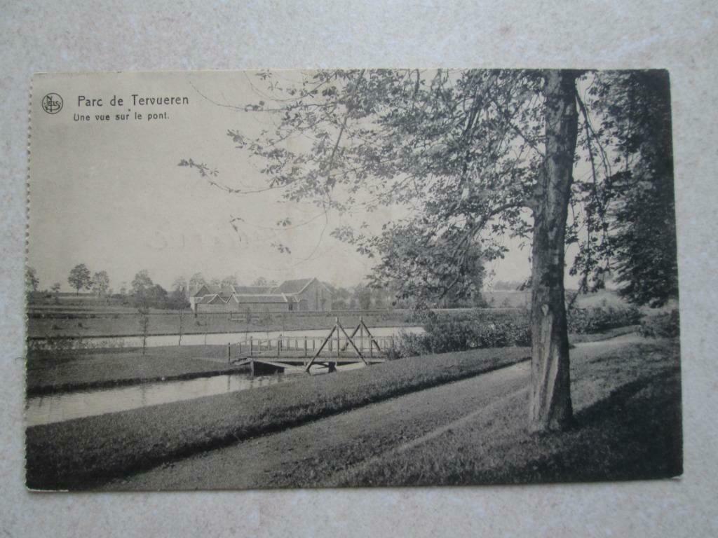 oude postkaart van Tervueren, Verzenden