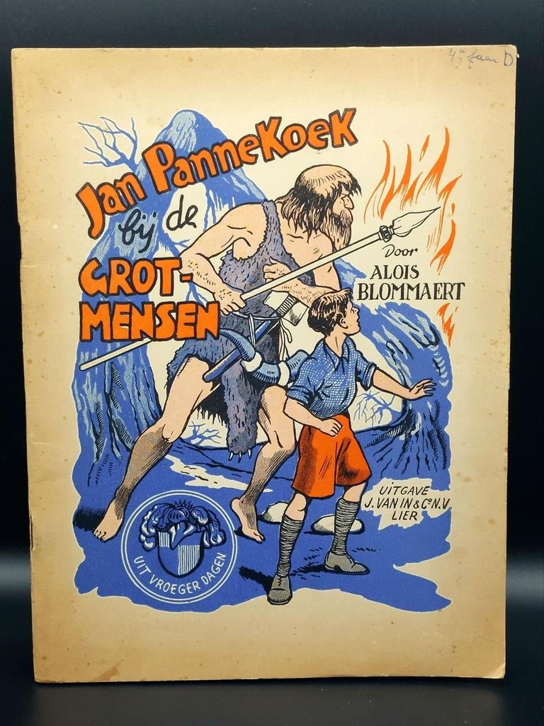 Jan Pannekoek bij de Grotmensen - Aloïs Blommaert, Antiek en Kunst, Antiek | Boeken en Manuscripten, Ophalen of Verzenden