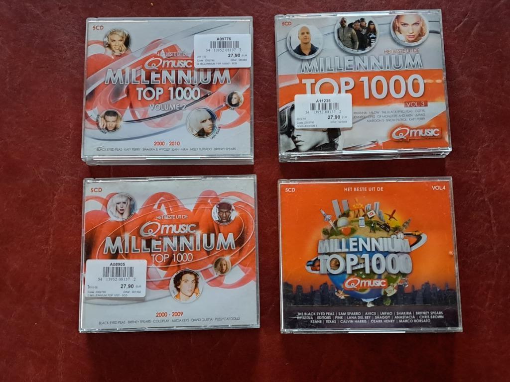 Q music millennium top 1000, Cd's en Dvd's, Ophalen of Verzenden