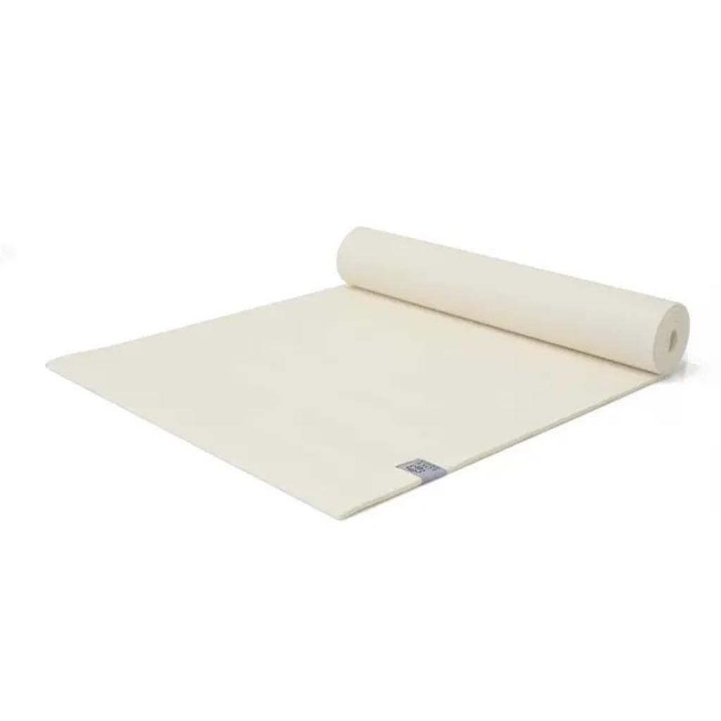 16 Extra Dikke Yogamat in Creme Wit, Sport en Fitness, Ophalen, Zo goed als nieuw, Yogamat