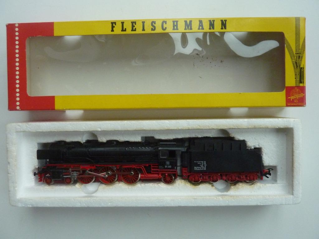 Fleischmann H0 1362 - Stoomlocomotief DB BR 01 220., Ophalen of Verzenden, Gebruikt, Locomotief, Fleischmann