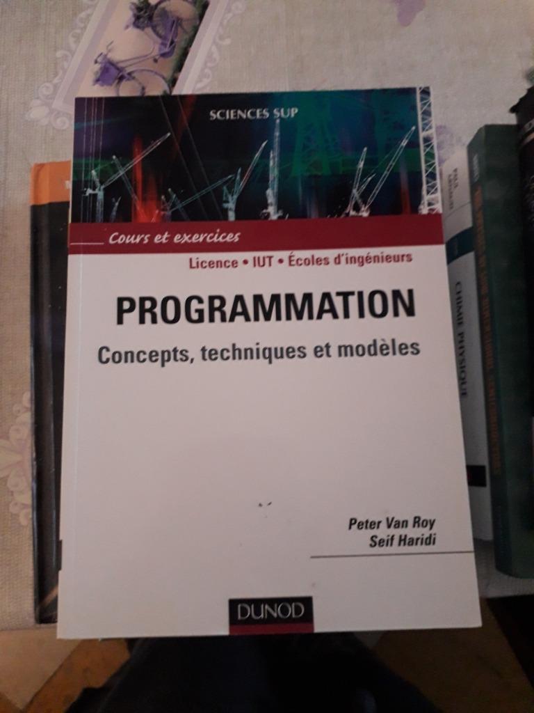 PROGRAMMATION Concepts, Techniques et modèles, Livres, Livres scolaires, Enlèvement ou Envoi, Comme neuf, Autres niveaux, Informatique et Ordinateur
