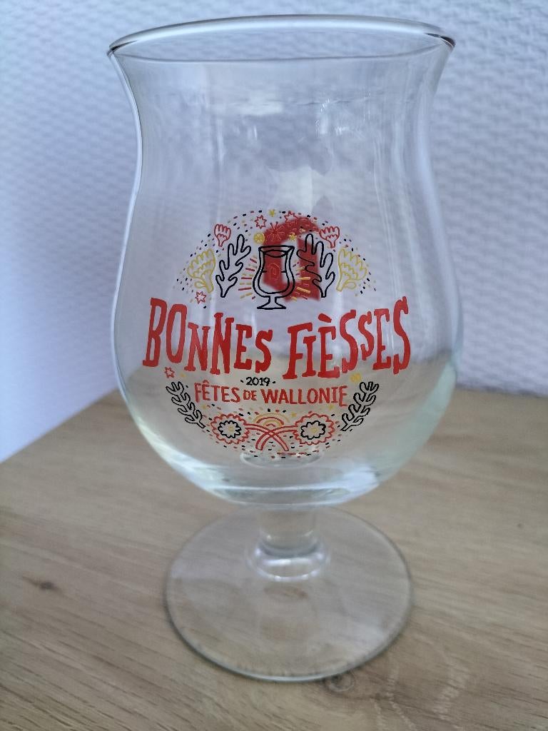 Duvelglas  Fêtes de Wallonie 2019, Verzamelen, Ophalen of Verzenden, Zo goed als nieuw, Glas of Glazen, Duvel