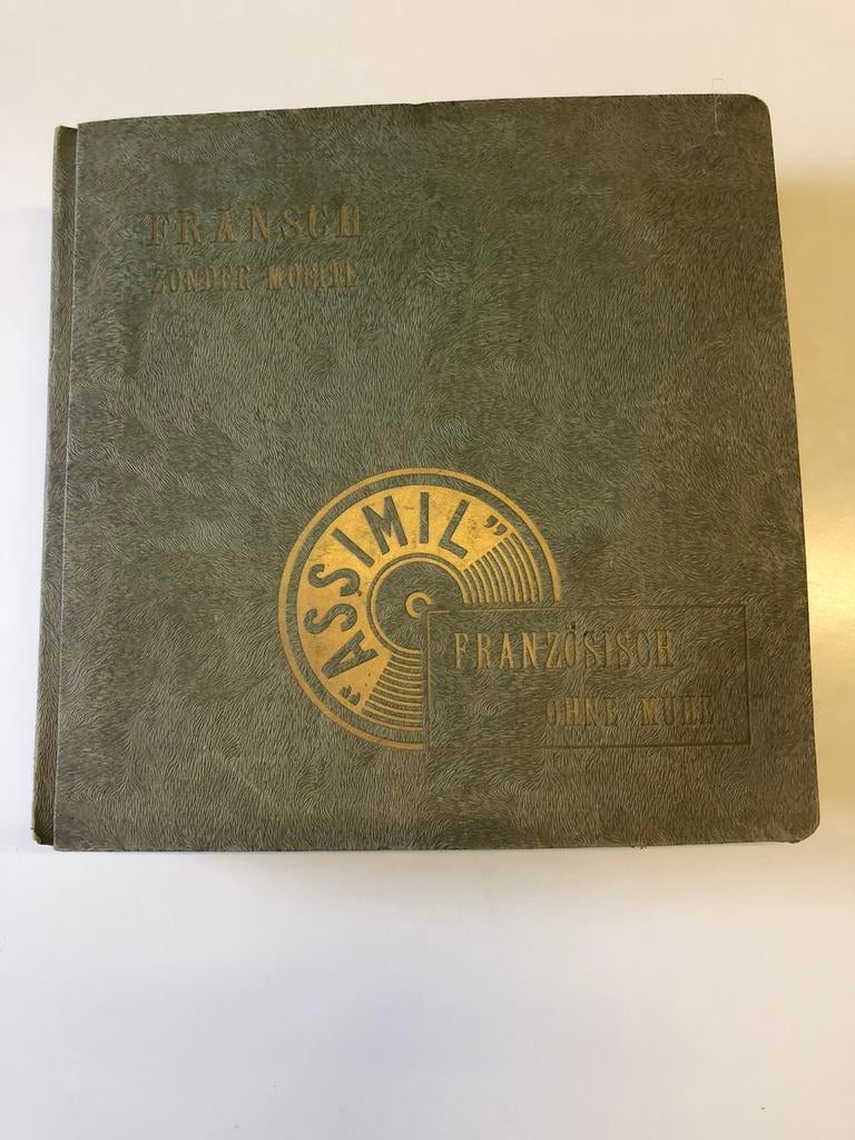 Vintage! Complete Assimil Frans voor grammofoon., Ophalen of Verzenden