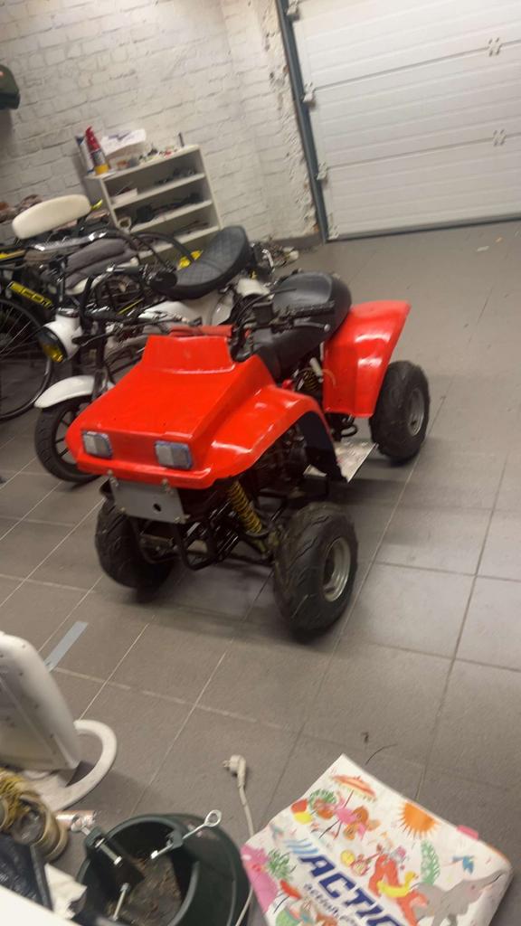 Quad 110cc teruil, Motoren, 11 kW of minder, 110 cc, 1 cilinder