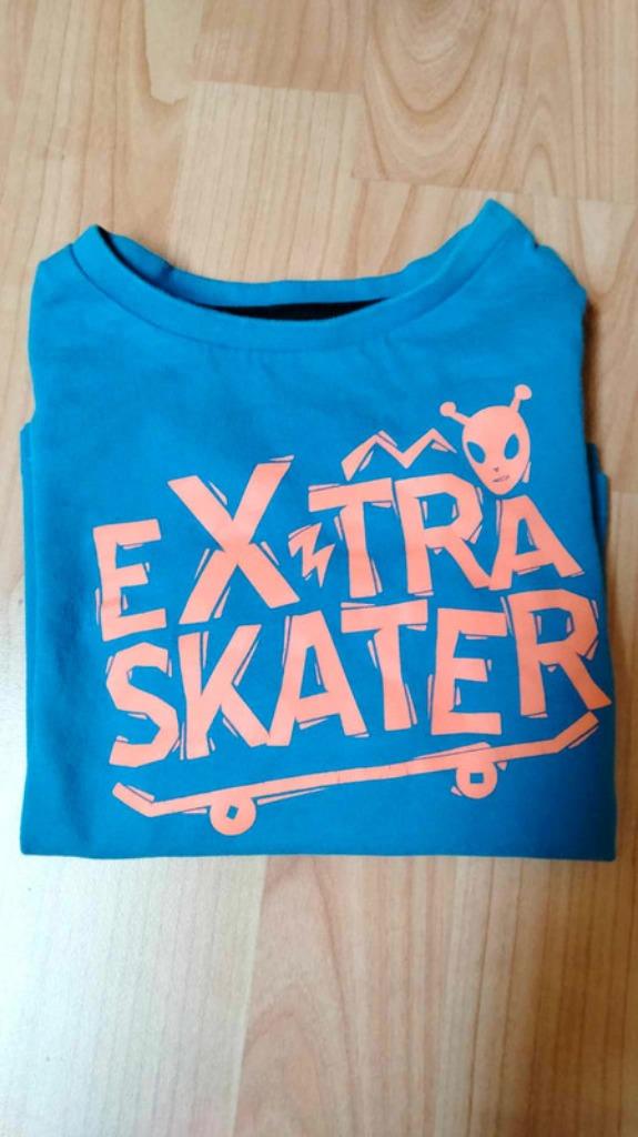 Blauwe longsleeve orchestra maat 92 - 98, Kinderen en Baby's, Kinderkleding | Maat 92, Ophalen of Verzenden, Zo goed als nieuw