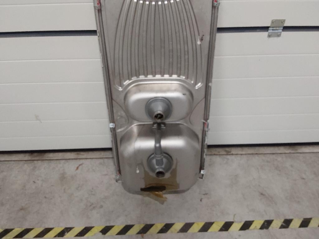 INOX AFWASBAK, Ophalen, Gebruikt