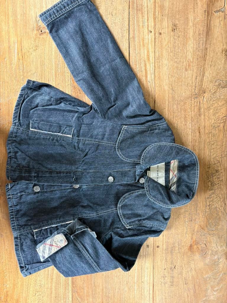 Burberry jeansjasje 4 jaar, Comme neuf, Enlèvement, Burberry, Fille