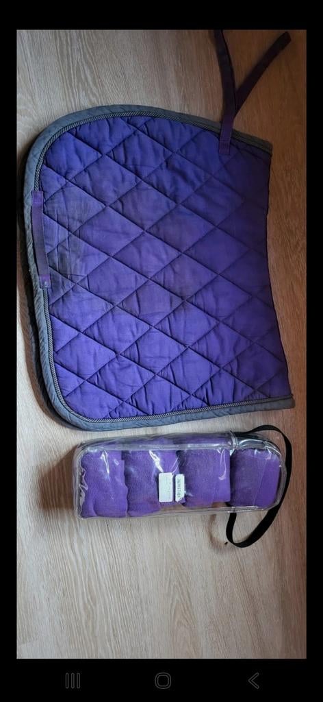 Ensemble mixte cheval tapis + 4 bandes, Ophalen, Gebruikt