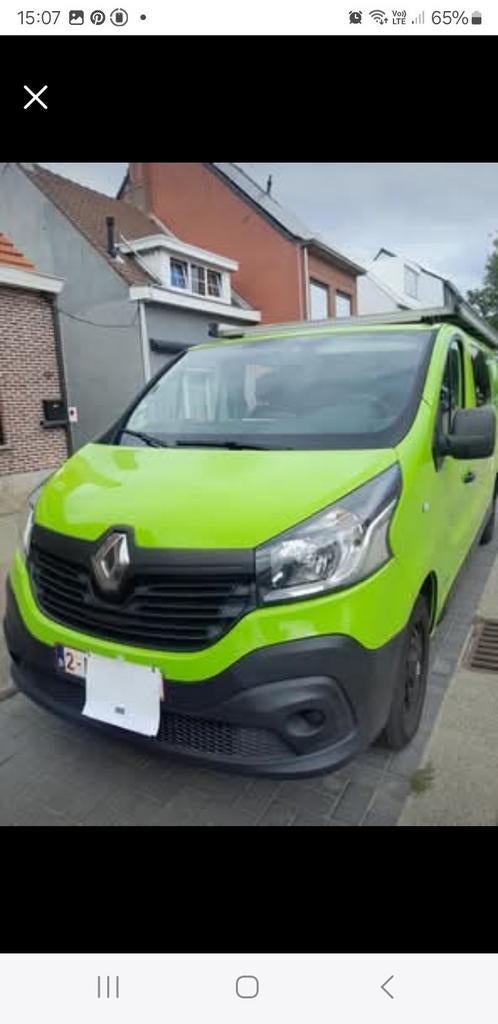 Zelfbouw camper Renault trafic L2H1 6 plaatsen 14500.Euro, Caravans en Kamperen, Mobilhomes, Particulier