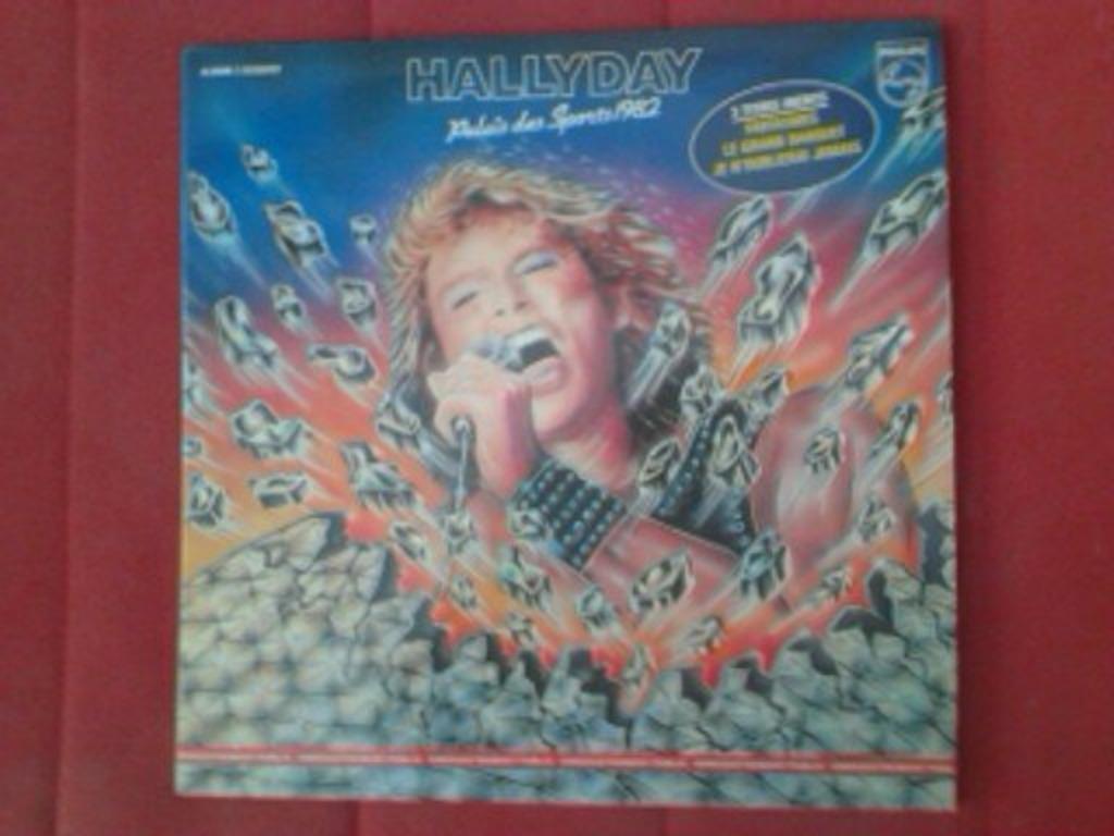 Lp johnny hallyday: palais des sports 1982, CD & DVD, Enlèvement ou Envoi, Comme neuf, 12 pouces