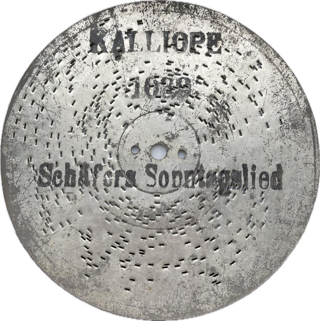 Kalliope 23,5 cm (9 1/4 in) disc 1039: Schäfers Sonntagslied, Ophalen of Verzenden, Gebruikt, 10 inch, Overige genres