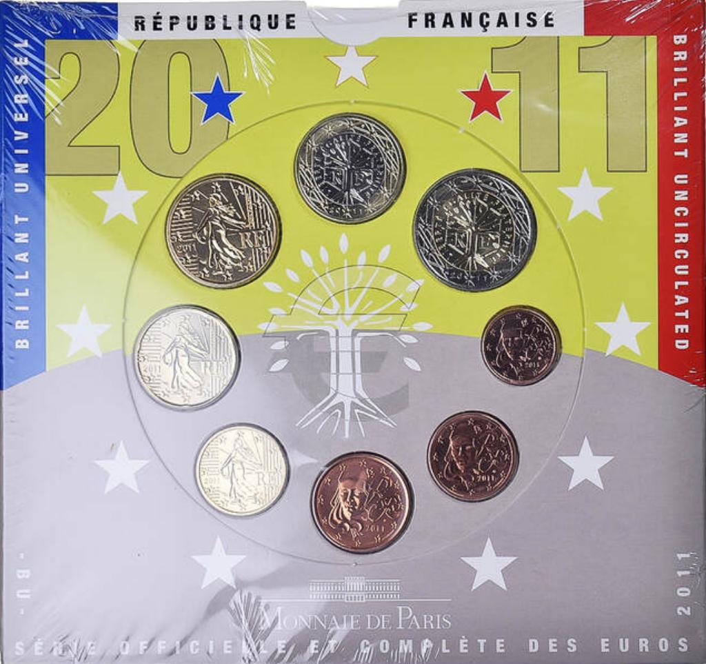 Coffret BU France 2011, Envoi, France