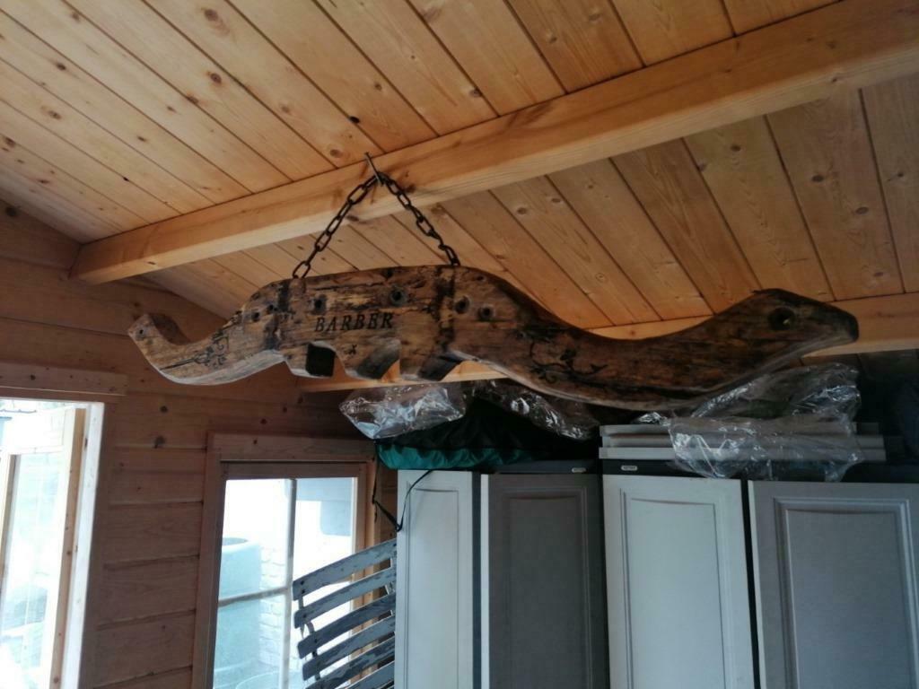 Te koop vintage decoratie voor kapperszaak, Ophalen