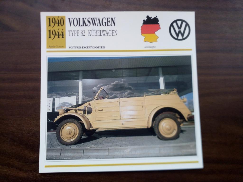 Volkswagen - Edito Service kaarten auto bouwperiode 1940-93, Verzamelen, Ophalen of Verzenden, Zo goed als nieuw, Auto's