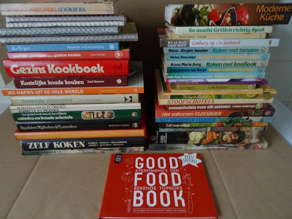 Kookboeken vintage kookboek kookboeken 43x Ook los te koop, Boeken, Kookboeken, Gelezen, Hoofdgerechten, Gezond koken, Diverse auteurs
