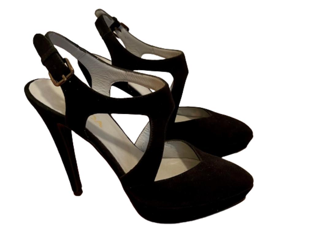 FRIDA open schoenen - 37, Frida, Verzenden, Zwart, Sandalen of Muiltjes