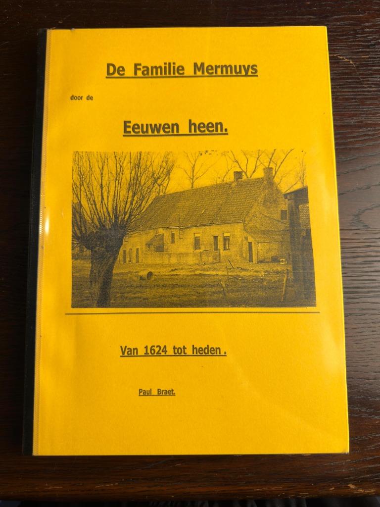 GENEALOGIE MEETKERKE De familie Mermuys door de eeuwen heen., Boeken, Geschiedenis | Stad en Regio, Gelezen, Ophalen of Verzenden