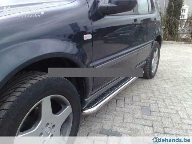 Side bars met RVS treeplanken Mercedes ML (W163) NIEUW !!!, Autos : Divers, Accessoires de voiture, Neuf, Enlèvement ou Envoi