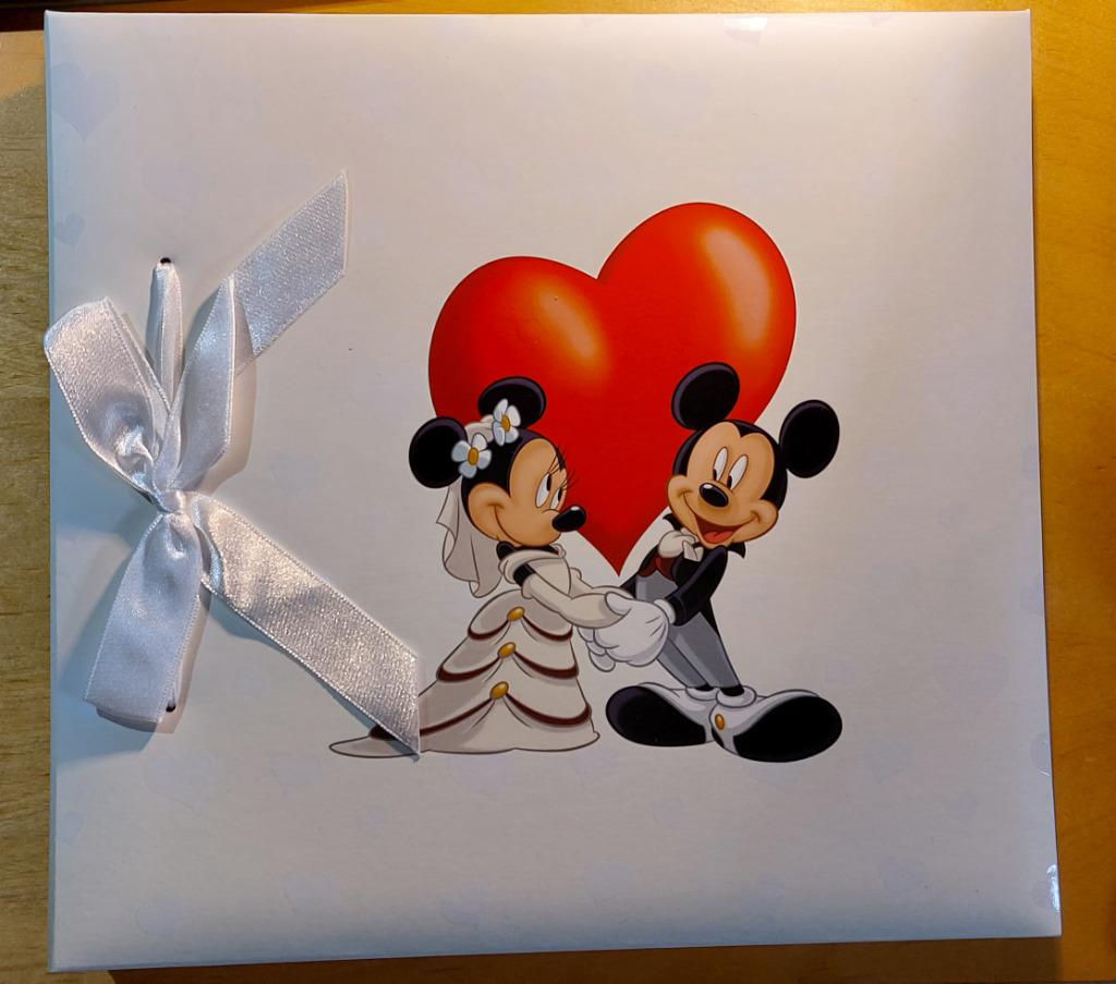 Huwelijksfotoalbum Disneyland Paris, Ophalen, Mickey Mouse, Nieuw, Overige typen