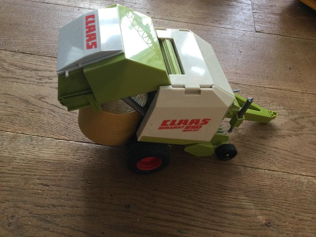Claas balenpers, Ophalen, Gebruikt