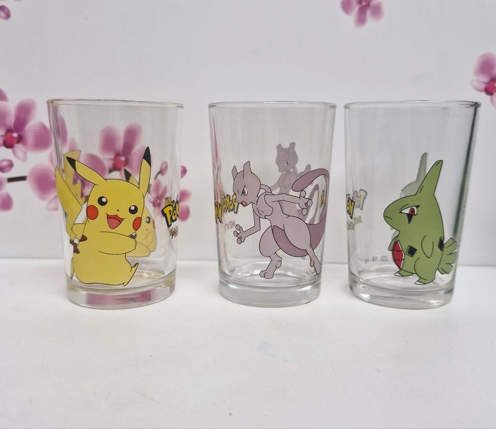 💛 Pokemon Glazen, Ophalen of Verzenden, Zo goed als nieuw, Overige typen