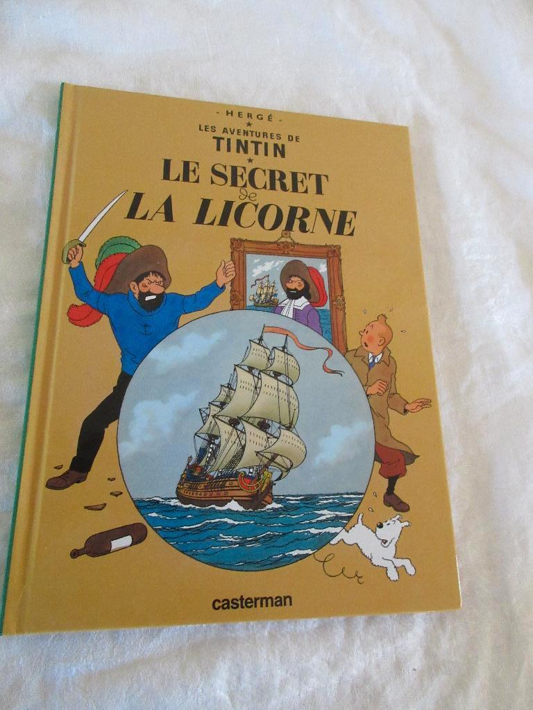 BD HERGE LES AVENTUES DE TINTIN Le Secret de la Licorne mini, Ophalen