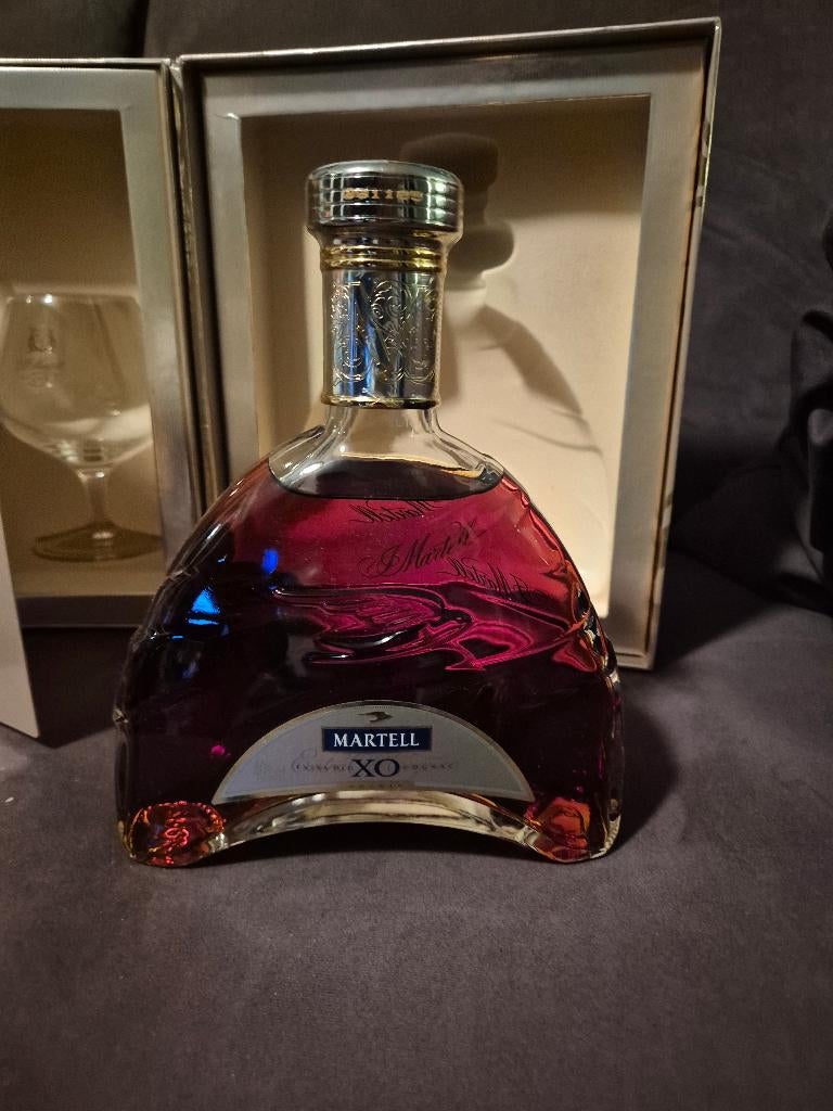 Martell XO Cognac - 70cl - giftset, Verzamelen, Ophalen, Nieuw
