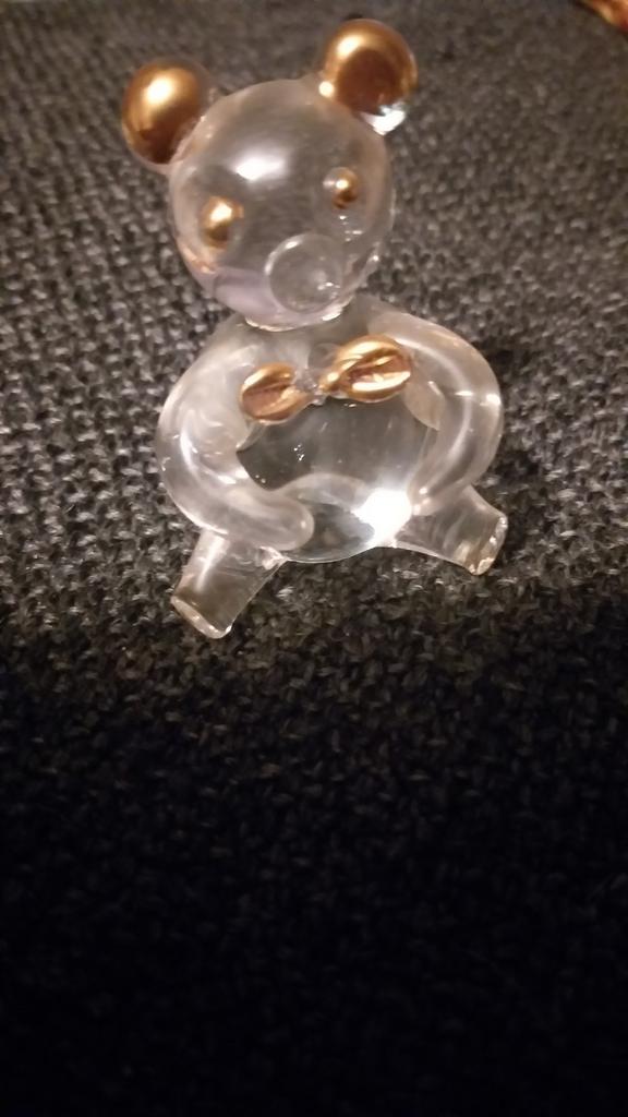Vintage glass baron teddybeer van frans daum, Antiek en Kunst, Ophalen