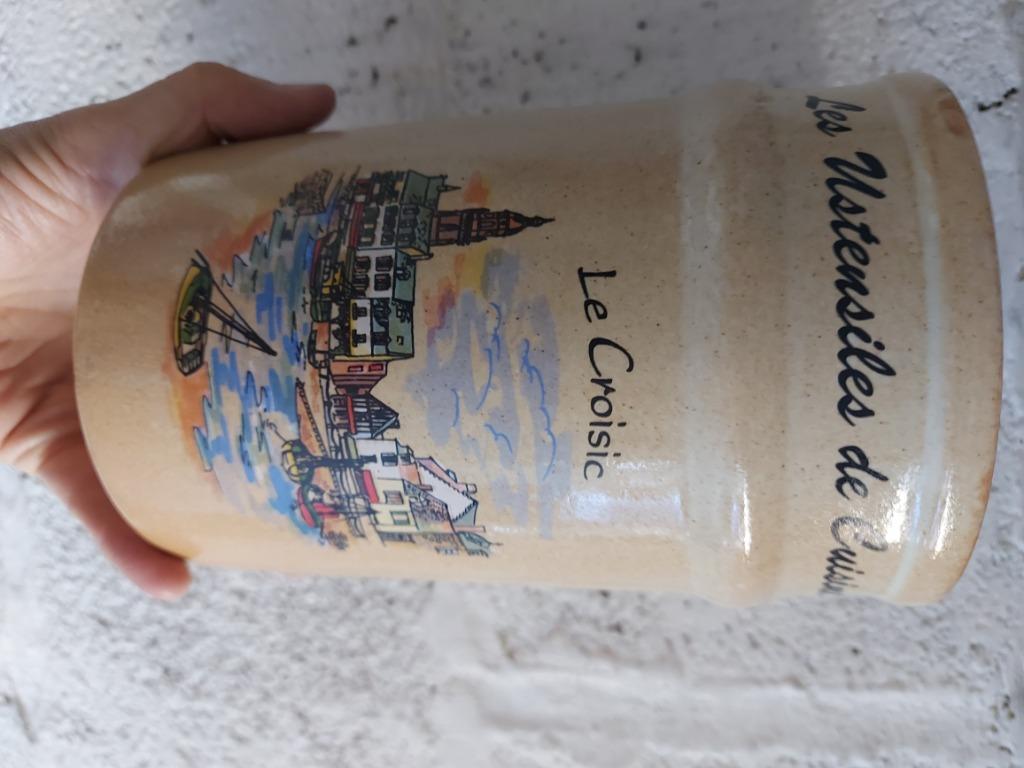 Porte ustensiles cuisine ou vase grès, Enlèvement, Comme neuf