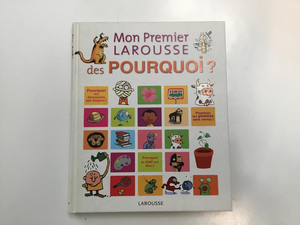 Livre Mon premier Larousse des pourquoi? français, Enlèvement ou Envoi, Comme neuf, Non-fiction