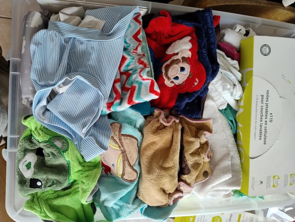 Lot de 15 couches lavables, Enfants & Bébés, Enlèvement, Utilisé, Diverses, Garçon ou Fille