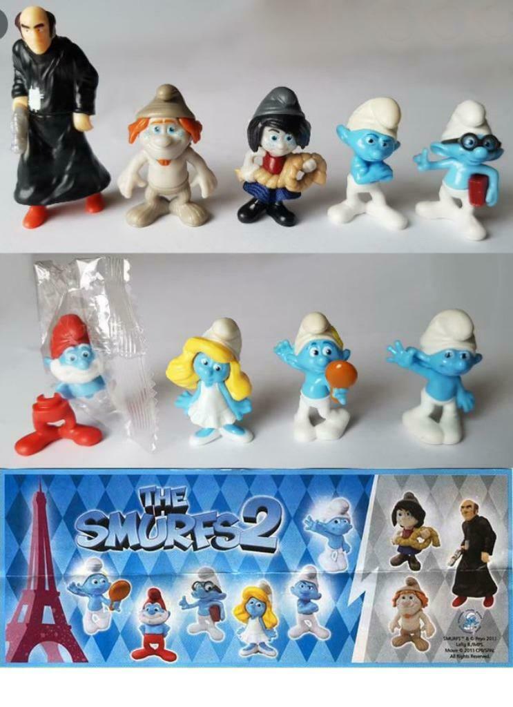 Kinder Surprise Les Schtroumpfs The Smurfs 2   all Bpz Europ, Collections, Enlèvement ou Envoi, Neuf, Figurines en plastique dur