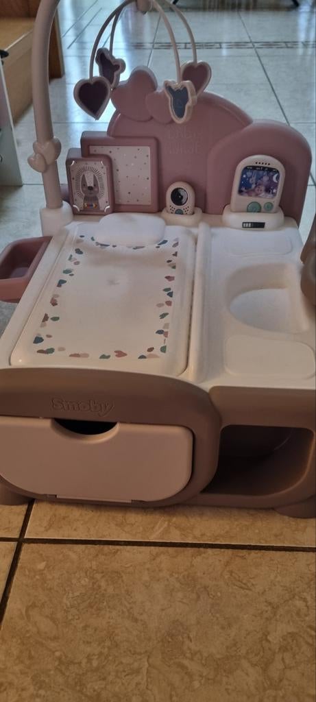 Smoby babynurse verzorgingstafel pop, Kinderen en Baby's, Speelgoed | Poppen, Ophalen