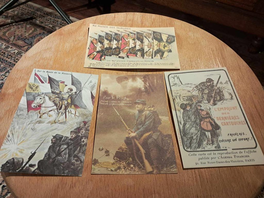 Eerste Wereldoorlog - Franse ansichtkaarten, Ophalen of Verzenden, Landmacht, Foto of Poster