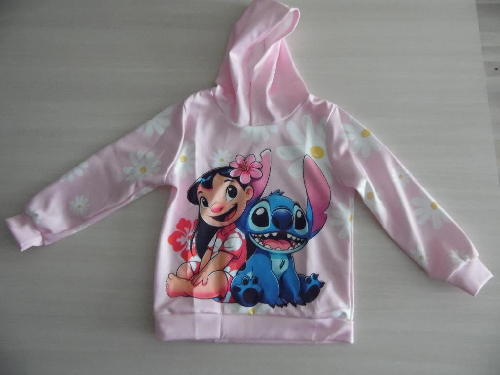 SWEAT  À CAPUCHE   LILO   ET STITCH     DISNEY   NEUF, Enlèvement ou Envoi, Pull ou Veste, Fille, Neuf