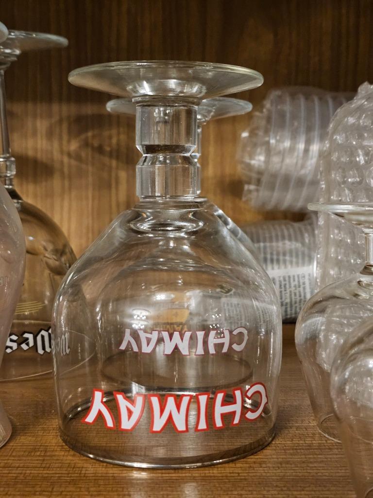 Lot de verres Chimay, Coca, Duvel, Leffe, St Feuillien etc, Collections, Enlèvement ou Envoi, Comme neuf, Verre à bière
