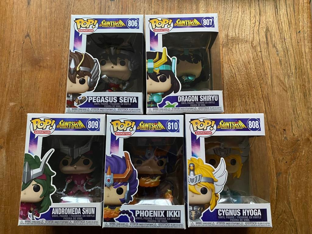 Funko Pop Saint Seiya - 5 Chevaliers, Ophalen of Verzenden, Nieuw