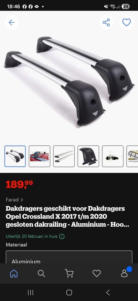 Dakdragers/ bagagedragers., Ophalen