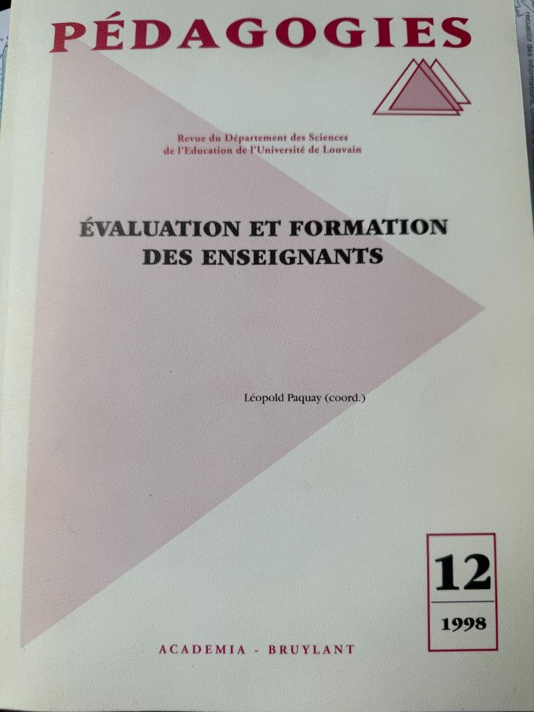 PÉDAGOGIES Revue du Département des Sciences de l'Education, Enlèvement, Neuf, PAQUAY, Sciences humaines et sociales