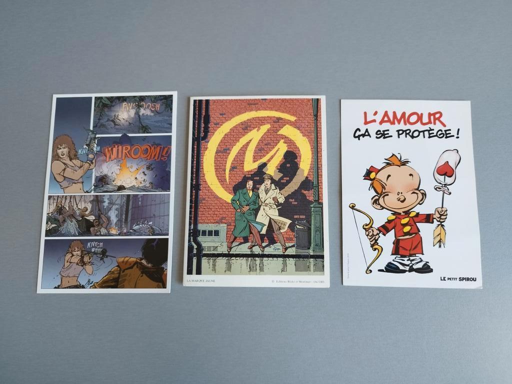 Cartes postales BD Rain dogs Blake et Mortimer Petit Spirou, Série complète ou Série, Enlèvement ou Envoi, Comme neuf