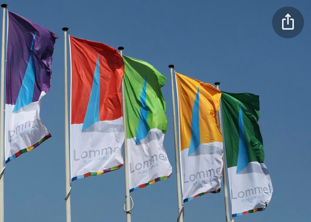 Vlag Lommel! Puur Lommel! Nieuw!, Ophalen of Verzenden, Nieuw