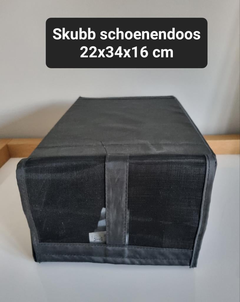 Set 3 stuks Skubb schoenendozen 22x34x16 cm, Huis en Inrichting, Ophalen