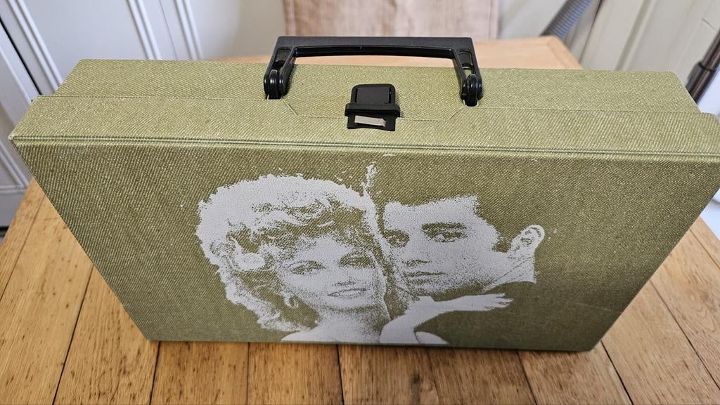 Vintage muziekcassettekoffer Grease film, Ophalen of Verzenden