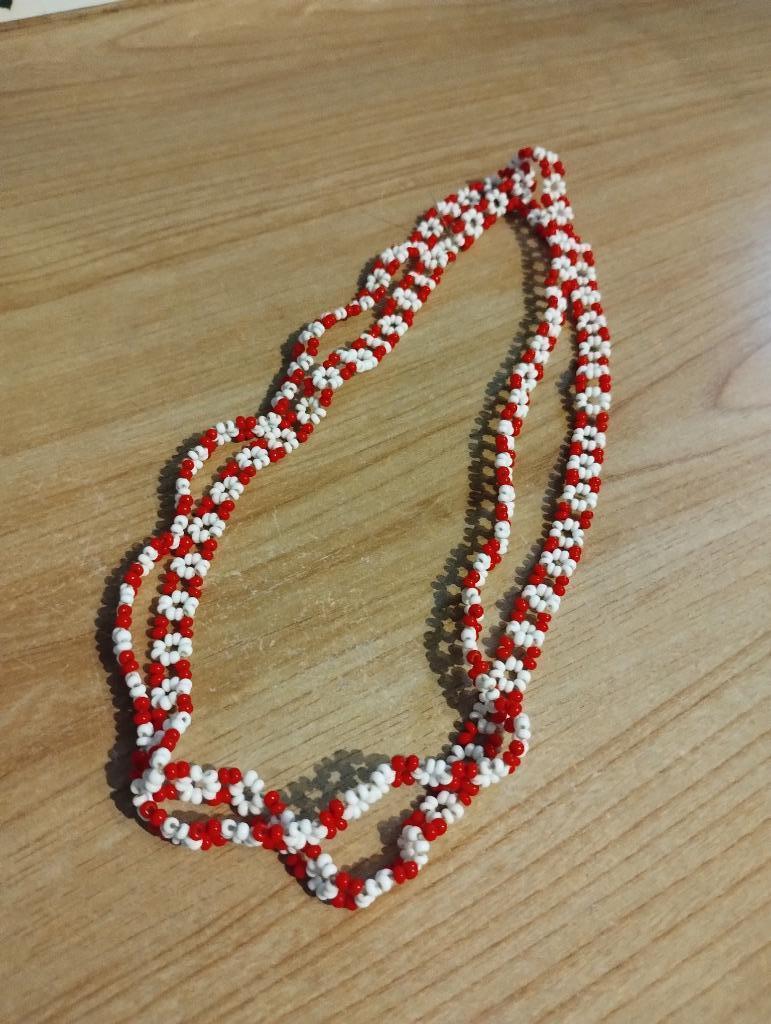 Collier à fleurs, Bijoux, Sacs & Beauté, Colliers, Enlèvement ou Envoi, Comme neuf, Autres couleurs, Synthétique