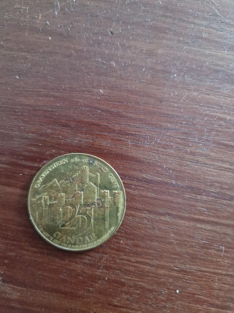 Oude Belgische zilveren munten + Gent penningen, Ophalen