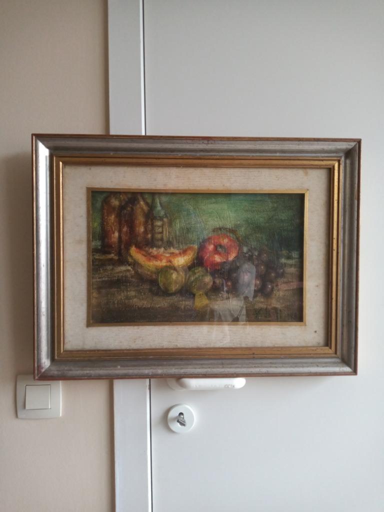 Zeer mooi stilleven gesigneerd Vittoria Sarti Italiaanse sch, Ophalen