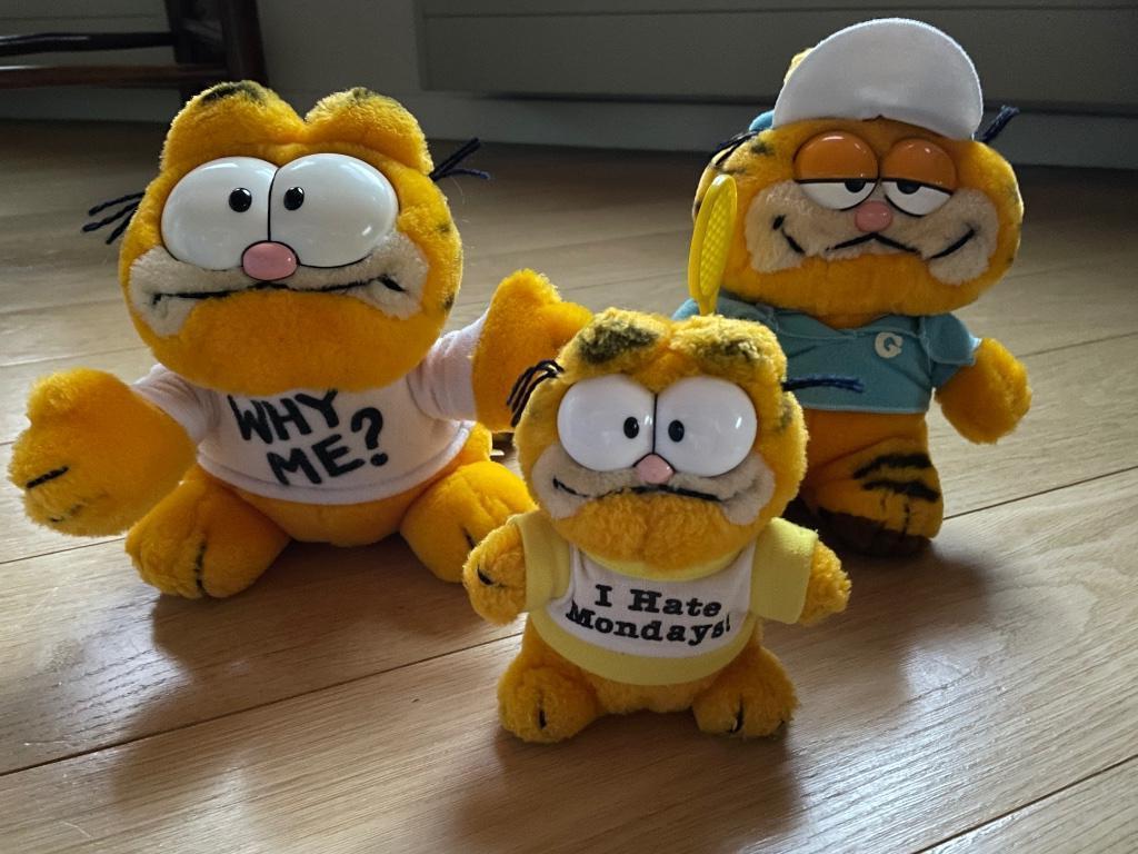 Knuffels Garfield, Kinderen en Baby's, Speelgoed | Knuffels en Pluche, Ophalen of Verzenden, Zo goed als nieuw, Overige typen