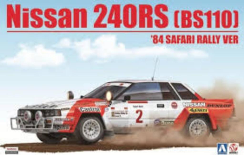BEEMAX 24014 nissan 240RS (BS110) safari rally 1984 1/24, Overige merken, Auto, Groter dan 1:32, Nieuw